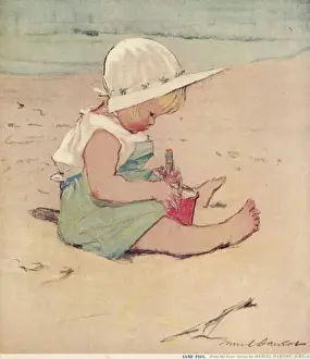 Kinder Drucke: Sand-Piese von Muriel Dawson