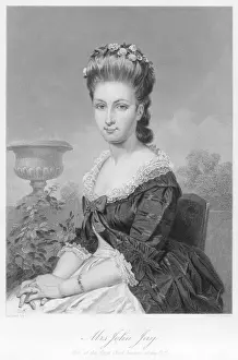 Drucke von Sarah Van Brugh Jay, Ehefrau des amerikanischen Diplaten John Jay Verwandte Bilder Drucke: SARAH JAY