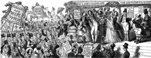 Suffragette History Drucke: Satire / Suffrage