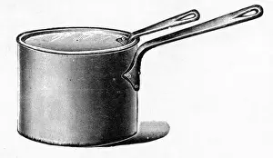 Food And Drink History Drucke: Saucepan C19