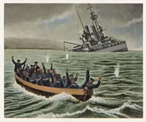 WWI History Images Drucke: SCAPA FLOW / 1919