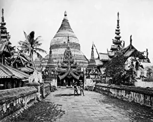 Burma Architecture Drucke: Scene in Burma