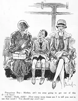 Ein Bild auf einem Bus von A.E.Bestall