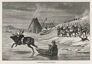 Lapland Scenery Drucke: Scene in Lapland