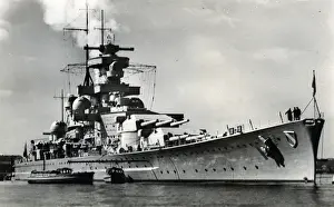 Dienstleistungen Drucke: Scharnhorst, deutsche Schlachtschiff