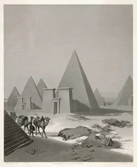 Meroe Pyramids Drucke: Schmidt / Pyramids / Meroe