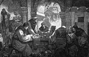 Medieval Monastic Life Drucke: Scholarly Monks