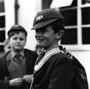 Vintage School Uniforms UK Drucke: Schoolboy in Uniform