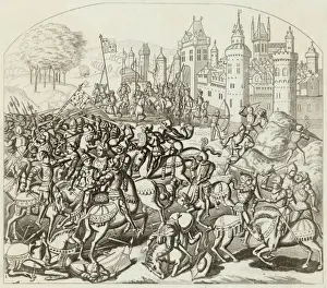 Newcastle Upon Tyne History Drucke: Scots / Brits in Battle