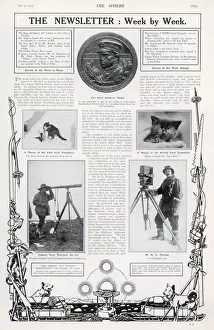 Herbert Ponting Photographer Drucke: Scott of the Antarctic - page from The Sphere