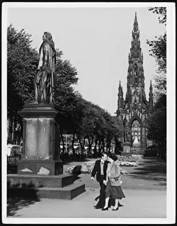 Sir Walter Scott Memorial Drucke: Scott Memorial