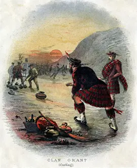 Schottische Typen - Curling, Clan Grant