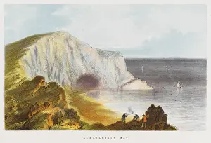 UK Beaches Drucke: Scratchells Bay