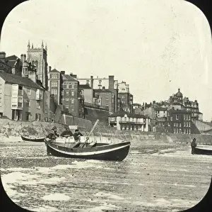 Vintage Lantern Slide Prints Drucke: Sea Front, Cromer