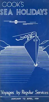 Retro Travel Advertising Drucke: Sea Holidays