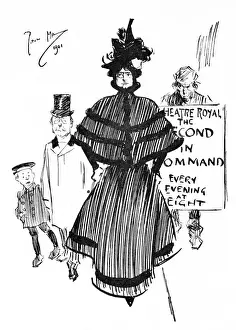 Victorian Social Commentary Drucke: The Second in Command - Mr and Mrs Binks