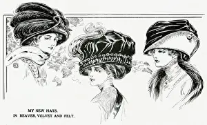 Auswahl von Hut 1909