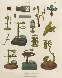 Historical Scientific Instruments Drucke: Selection of Microscopes