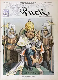 Puck Magazine Cartoons Online Drucke: The self-made pope