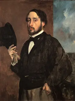 Edgar Degas Oil Paintings Drucke: Self Portrait, Degas