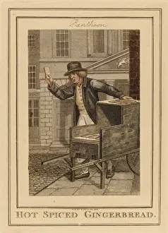 Oxford Street History Drucke: Selling Gingerbread