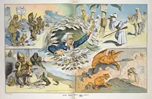Vintage American Cartoons Drucke: How many have you sent?