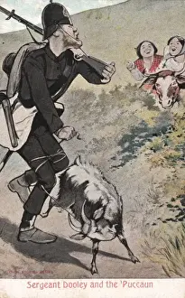 Irish Countryside Scene Drucke: Sergeant Dooley and the Puccaun