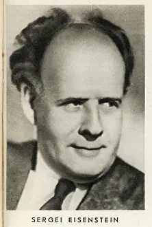 Drucke von SERGEI EISENSTEIN russischer Filmregisseur, bekannt für Cruiser Potemkin, Alexander Newski, Ivan der Schreckliche und mehrere andere Meisterwerke des frühen Kinos Sergej Eisenstein Drucke: Sergei Eisenstein