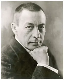 Drucke von Sergei Rachmaninow russischer Komponist Russland Drucke: Sergei Rachmaninow 1920