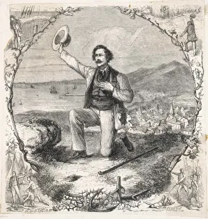 Pioneer Life In America Drucke: A Settler Kneels