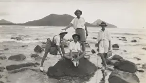 Vintage Scouting Photos Drucke: Seychelles Scouts