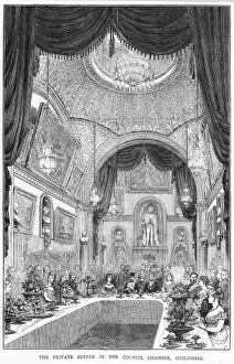 Shah Of Persia Drucke: Shah at Guildhall