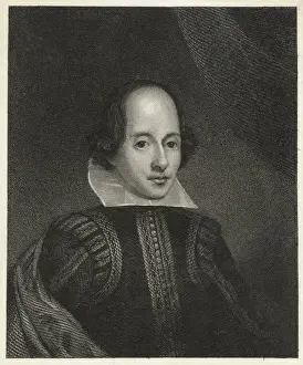 Famous Poets England Drucke: Shakespeare / Penstone
