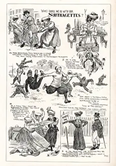 Suffrage Movement History Drucke: What shall we do with our SUFFRAGETTES