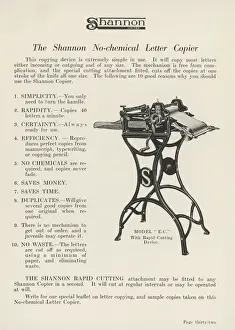 Vintage Office Equipment Drucke: Shannon Copier