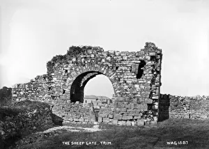 Early 1900s Irish Landmarks Drucke: The Sheep Gate, Trim