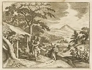 Old Testament Events Drucke: Shem is Cursed by Noah