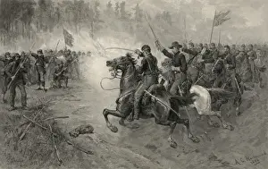 Victorian Art Prints Drucke: Sheridans charge