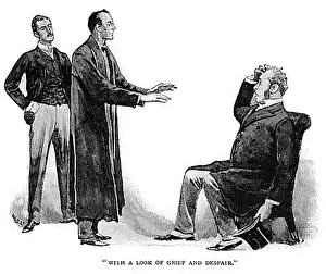 Sherlock Holmes Illustrations Drucke: Sherlock Holmes / Watson