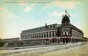 Baseball-Stadien Drucke: Shibe Park um 1908