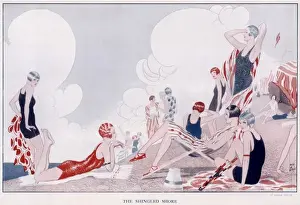 Historical Beach Scenes Drucke: The Shingled Shore