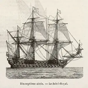 Maritime Art Prints Online Drucke: Ship - Soleil-Royal