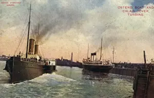 Dover Harbour Scene Drucke: Ships at Dover