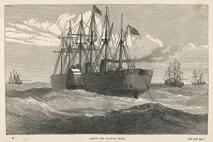 Atlantic Cable Laying Drucke: SHIPS / GREAT EASTERN