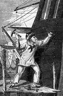 Ship Construction Process Drucke: Shipwright 1827