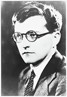 Drucke von Dmitrij Dimitrijewitsch Schostakow russischer Musiker Musik Drucke: Dmitri Schostakowitsch Foto