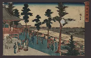 Traditional Japanese Shrines Drucke: Shrine at Kanda