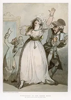 18th Century Theatre Drucke: Siddons / Rehearsing