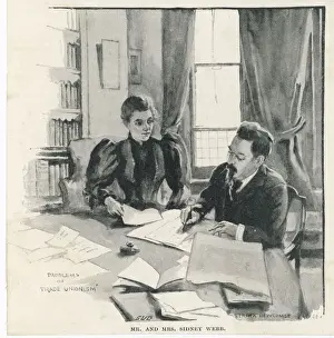 Labour Party History Drucke: Sidney & Beatrice Webb