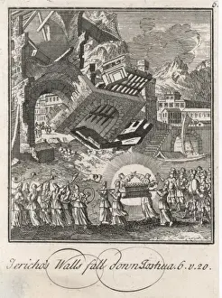 Biblical Battle Scenes Drucke: Siege of Jericho